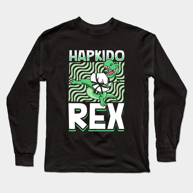 TREX - Hapkido Rex Long Sleeve T-Shirt by Modern Medieval Design